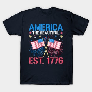 America The Beautiful 1776 T-Shirt